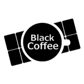 logo black coffee